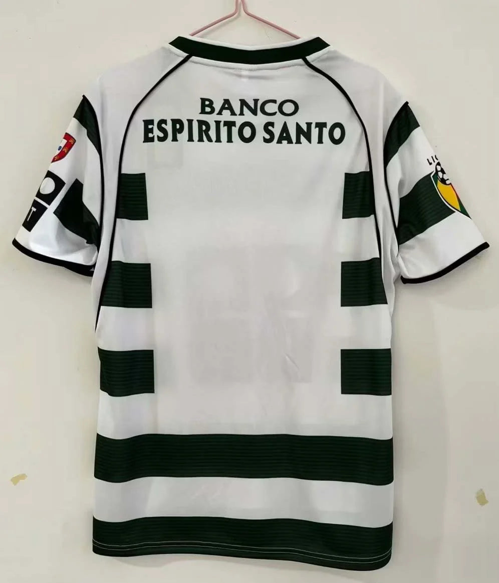 2002/2003 Retro Sporting Lisbon Home Football Shirt