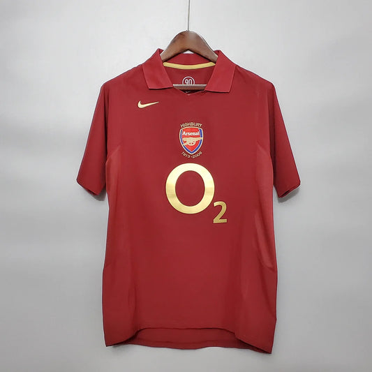 2005/2006 Retro Arsenal Home Football Shirt