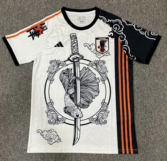 2024/25 Japan White & Black soccer jersey