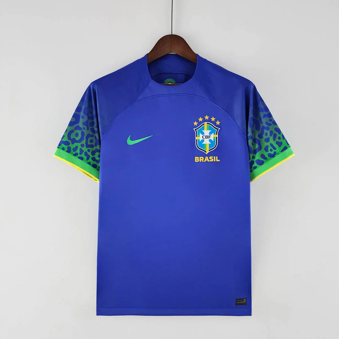 2022 World Cup Brazil Away Soccer Jersey