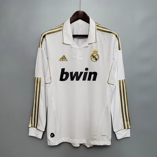 2011/2012 Retro Long Sleeve Real Madrid Home