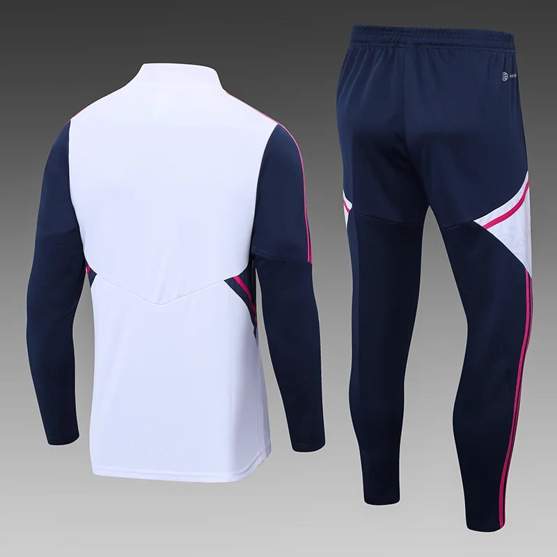 2022/2023 Arsenal Half-Pull Training Suit White Football track suit