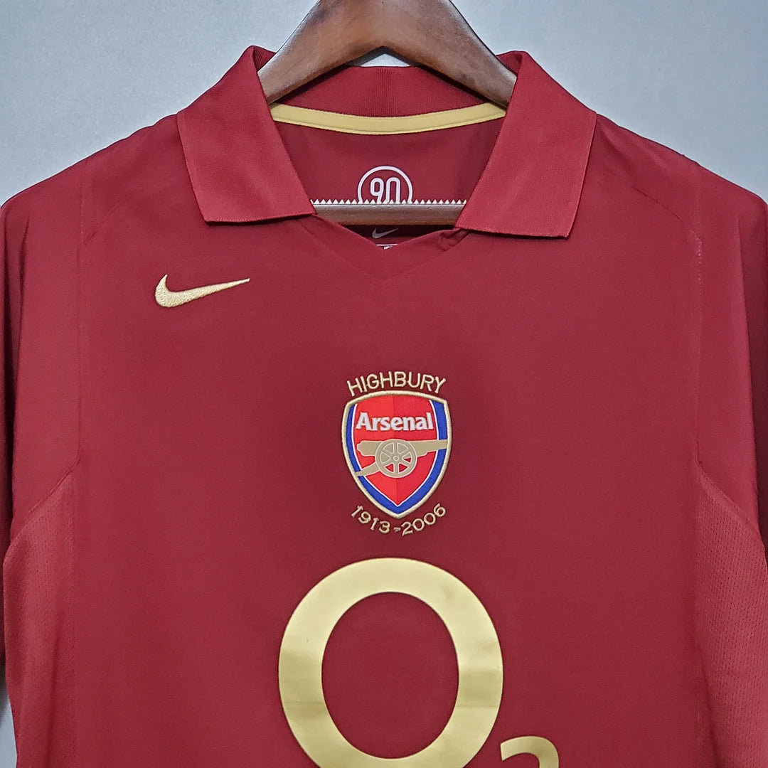 2005/2006 Retro Arsenal Home Football Shirt