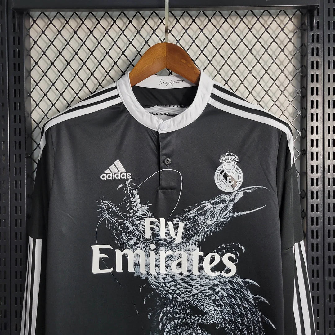 2014/2015 Retro Long Sleeve Real Madrid Third Away Football Shirt