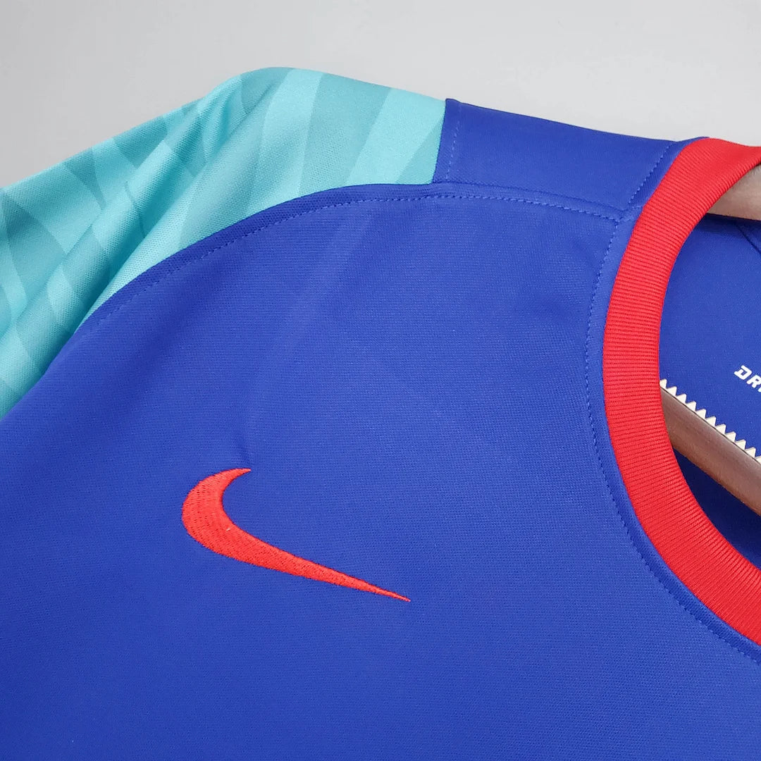 2021/2022 Barcelona Jersey Training Wear Blue And Green