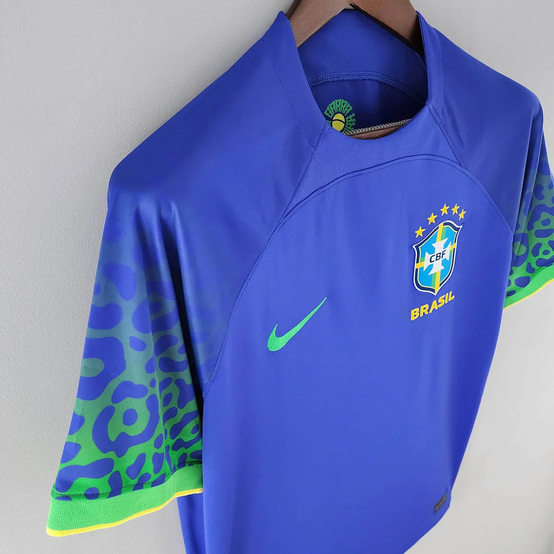 2022 World Cup Brazil Away Soccer Jersey