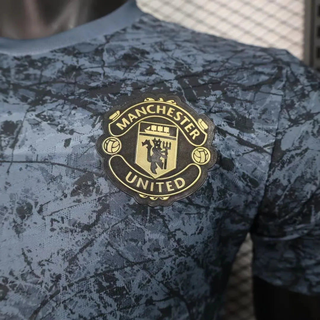 Player Version 2023/24 Jonited Version Manchester United Black&Gray Thailand Soccer Jerseys