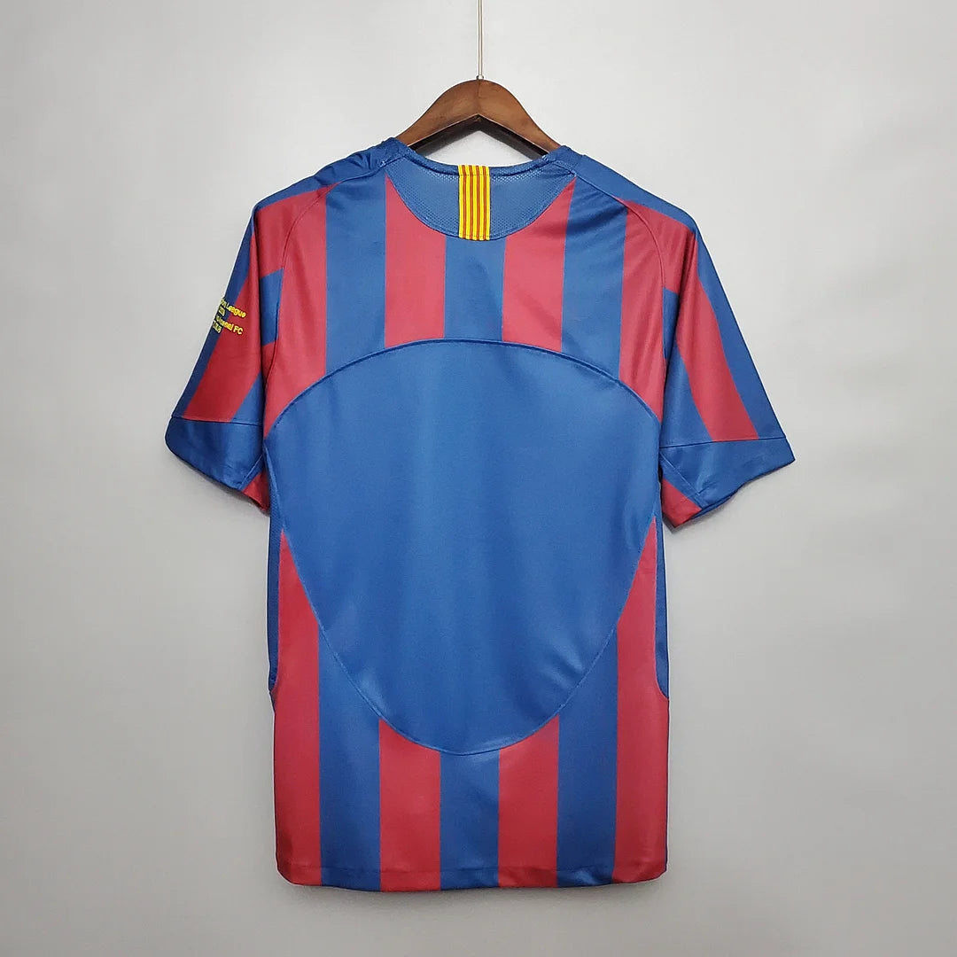 2005/2006 Retro Barcelona Home Football Shirt UEFA Champions League