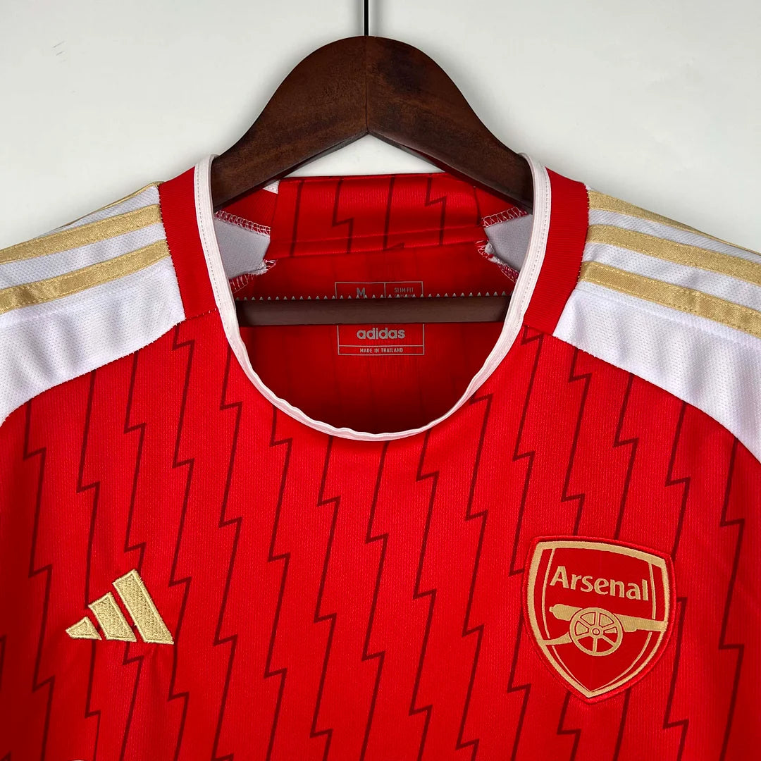 2023/2024 Long Sleeve Arsenal Home Football Shirt