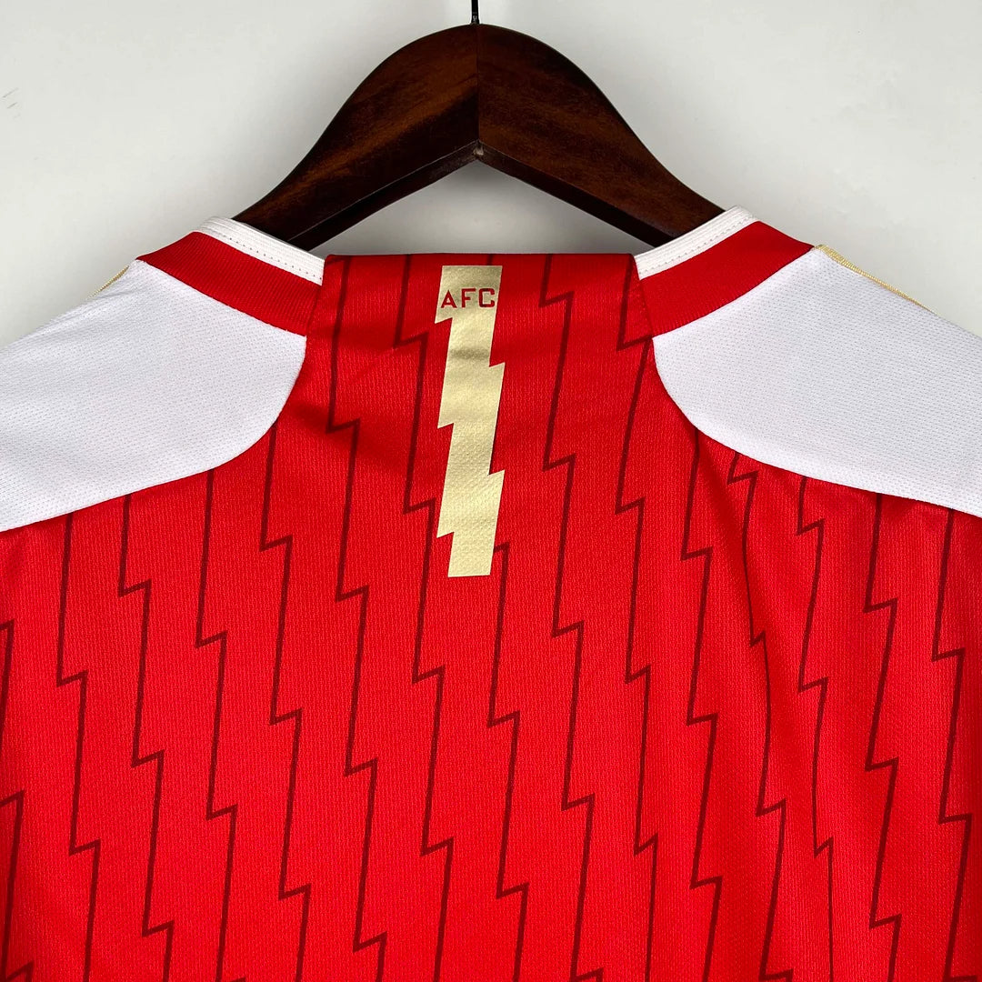 2023/2024 Long Sleeve Arsenal Home Football Shirt