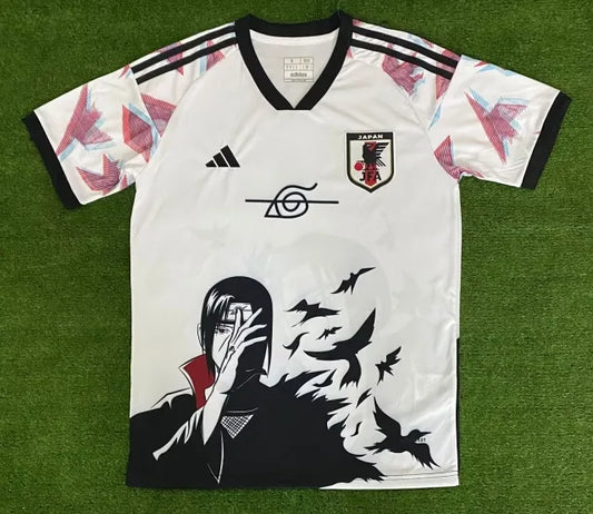 2024/25 Itachi Version Japan White & Black soccer jersey