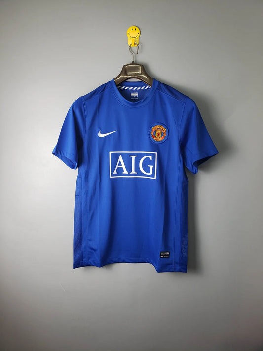 2007/2008 Retro Manchester United Fußballtrikot Auswärtstrikot 1:1, thailändische Qualität