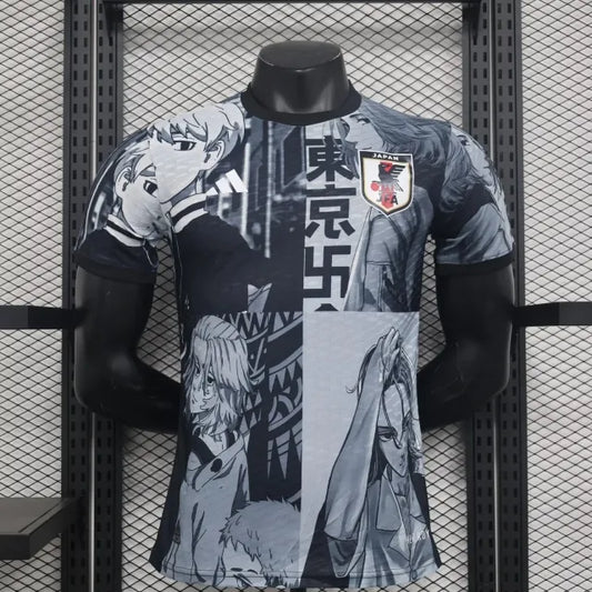 Player Version 2023/24 Japan Black & Gray Thailand Soccer Jersey