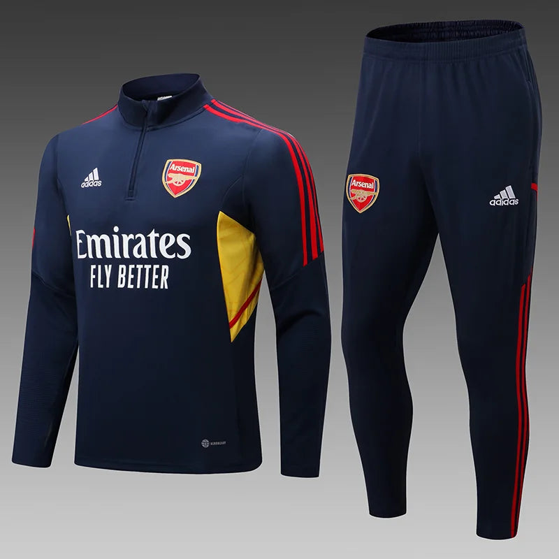 2022/2023 Arsenal Half-Pull Training Suit Royal Blue Football track suit