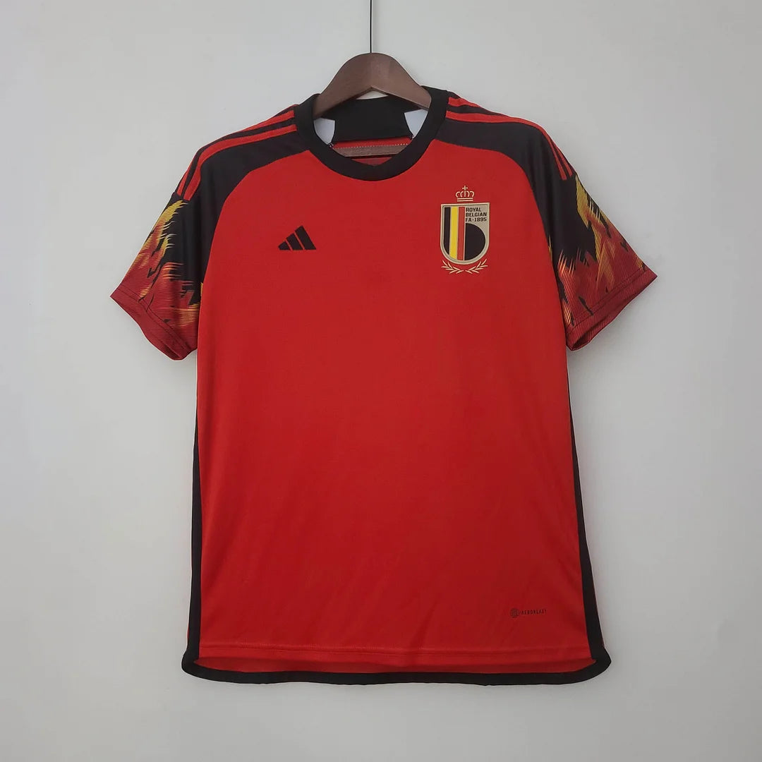 2022 FIFA World Cup Belgium Home Soccer Shirt