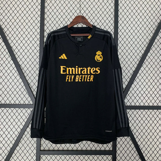 2023/2024 Long Sleeve Real Madrid Third Away Jersey