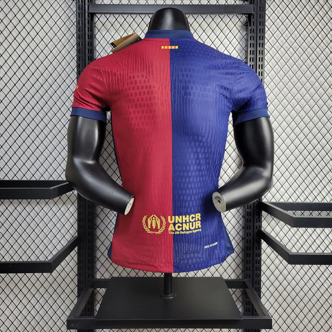 2024/2025 Player Version Barcelona Home Football Shirt