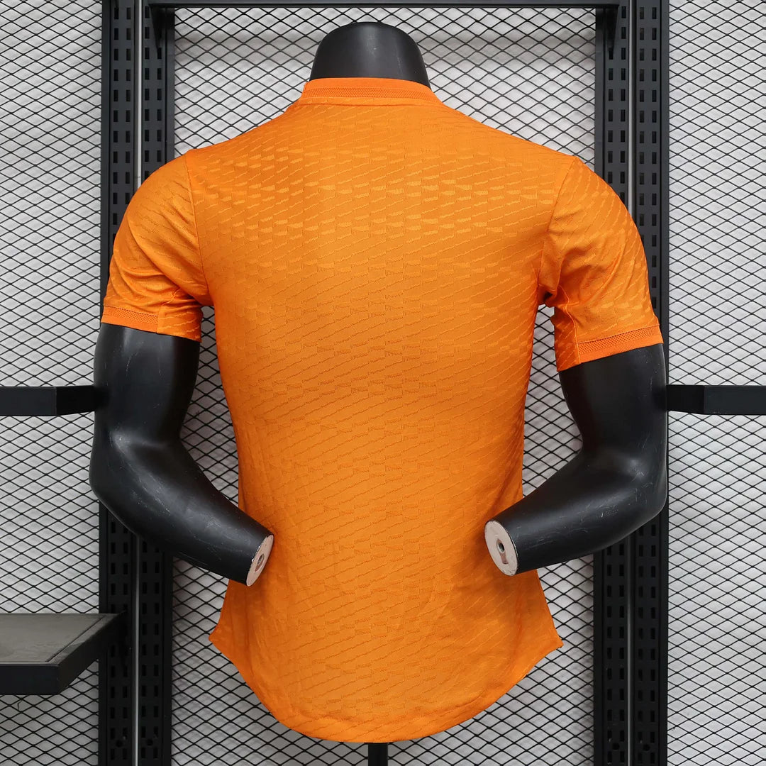 2024/2025 Player Version Real Madrid Y-3 Special Edition Orange Football Shirt