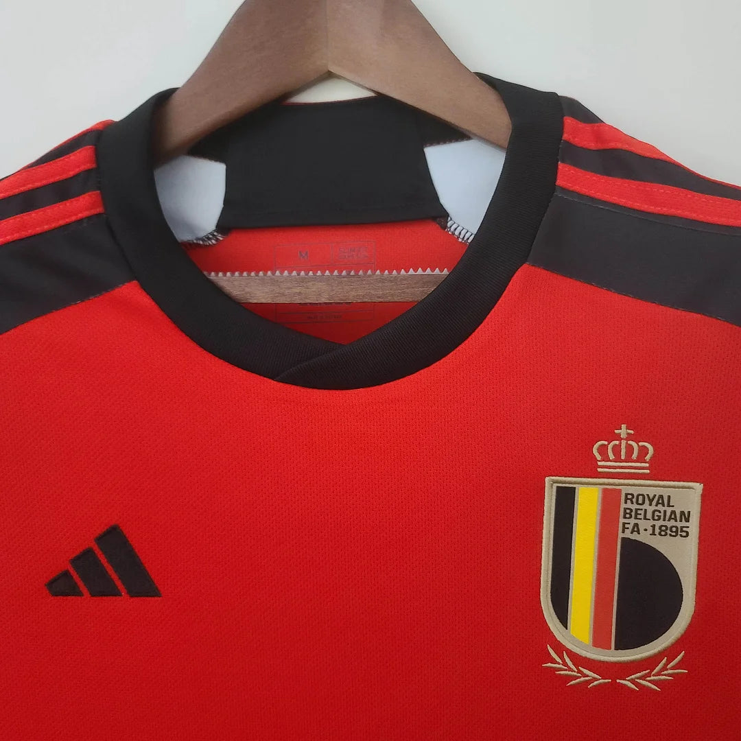 2022 FIFA World Cup Belgium Home Soccer Shirt