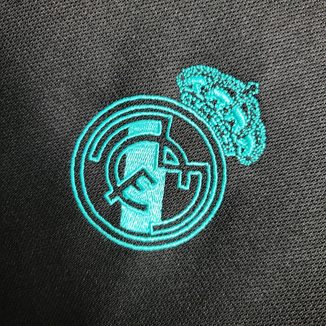 2017/2018 Retro Long Sleeve Real Madrid Away Football Shirt