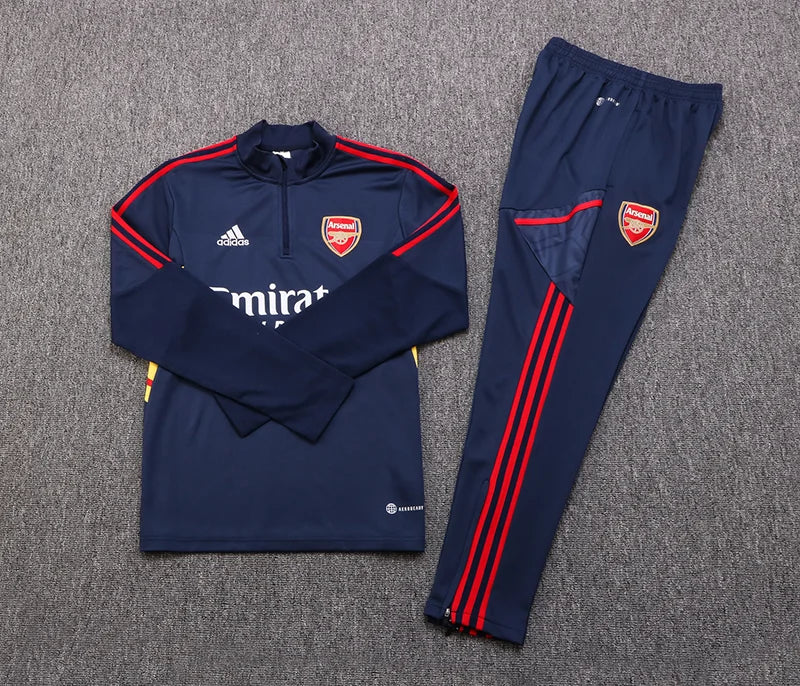 2022/2023 Arsenal Half-Pull Training Suit Royal Blue Football track suit