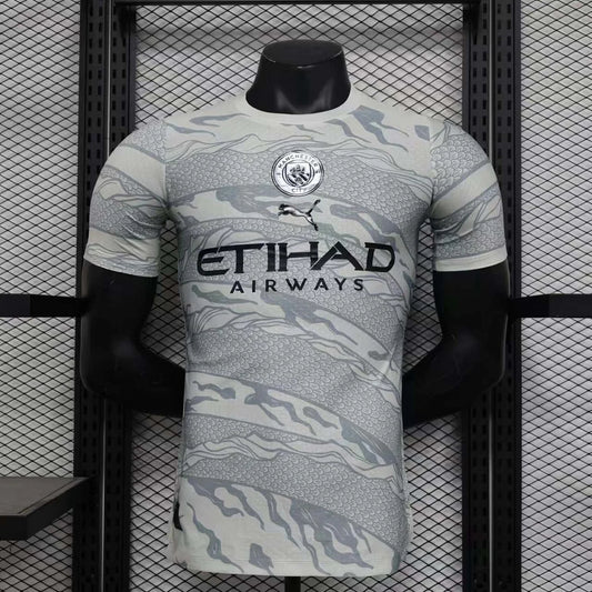 2023/2024 Player Version Manchester City Special Edition Grey Football Shirt