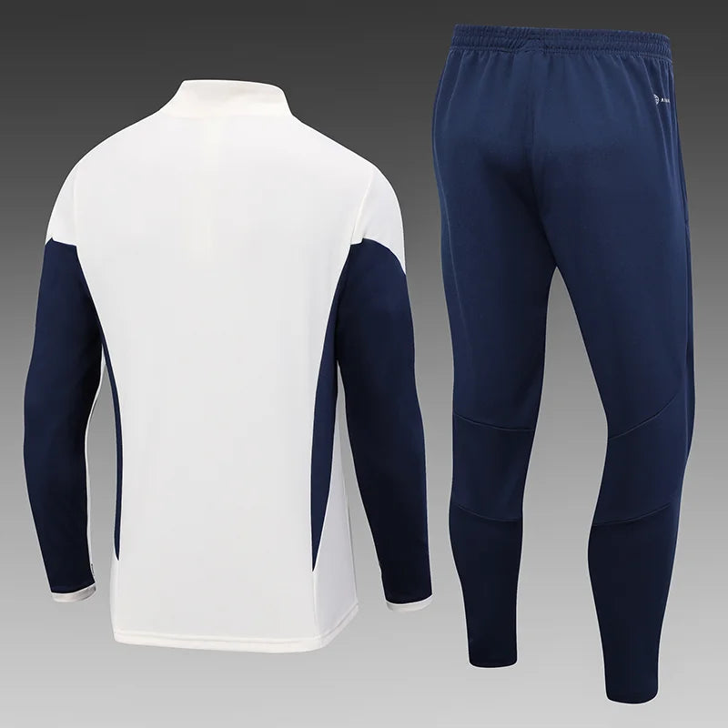 2023 Italy Half-Pull Training Suit Off White Football track suit