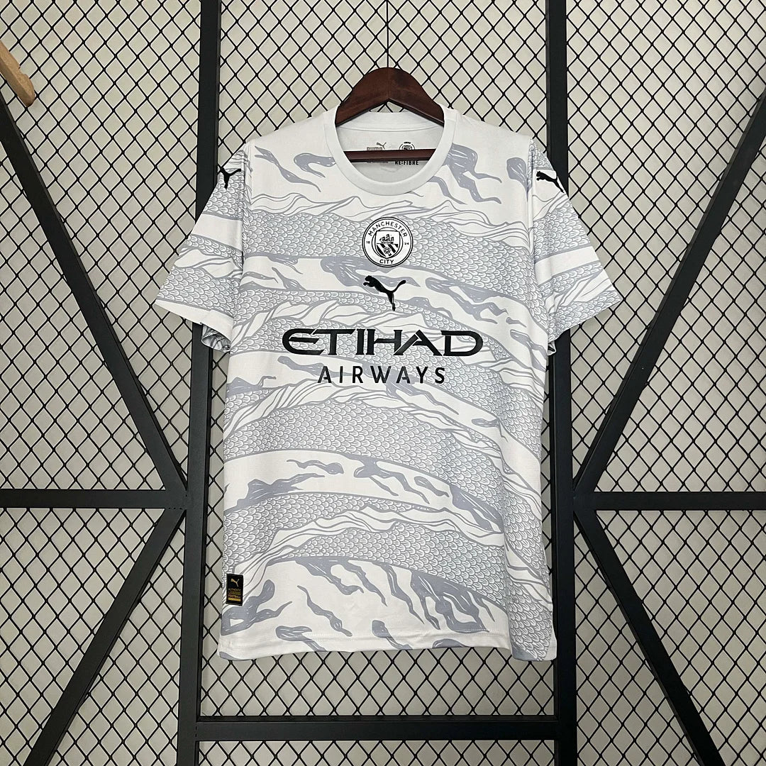 2023/2024 Manchester City Special Edition Grey Football Shirt