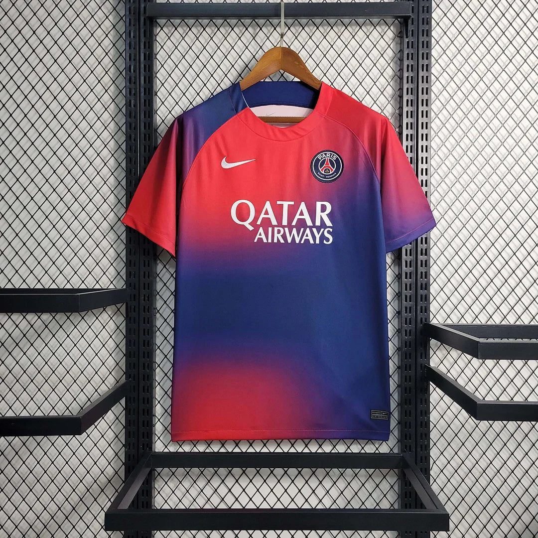 2023/2024 Paris Saint-Germain Red-Blue Training Kit