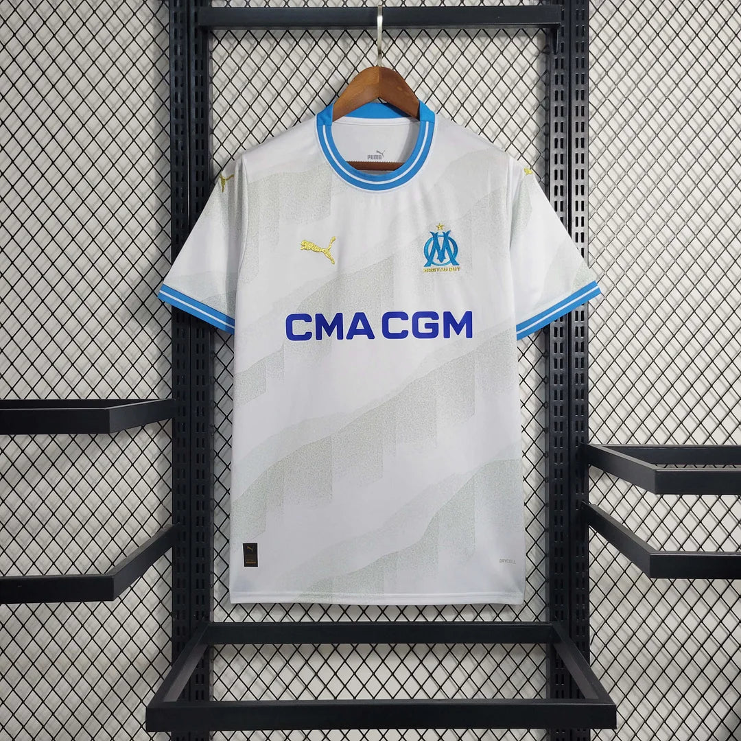 2023/2024 Olympique de Marseille Home Football Jersey