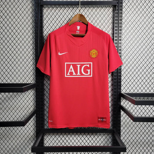 2007/2008 Retro Manchester United Home Football Shirt