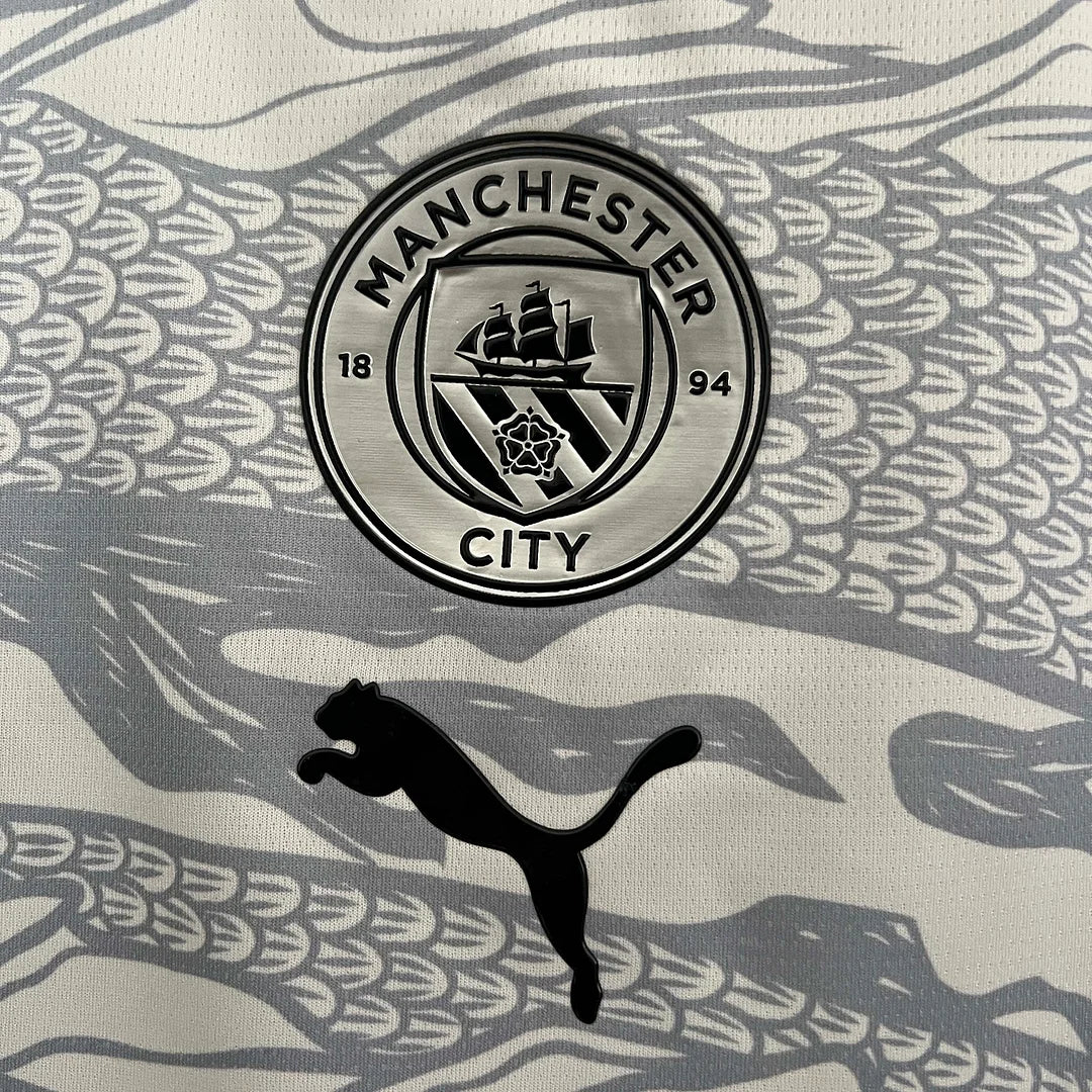 2023/2024 Manchester City Special Edition Grey Football Shirt