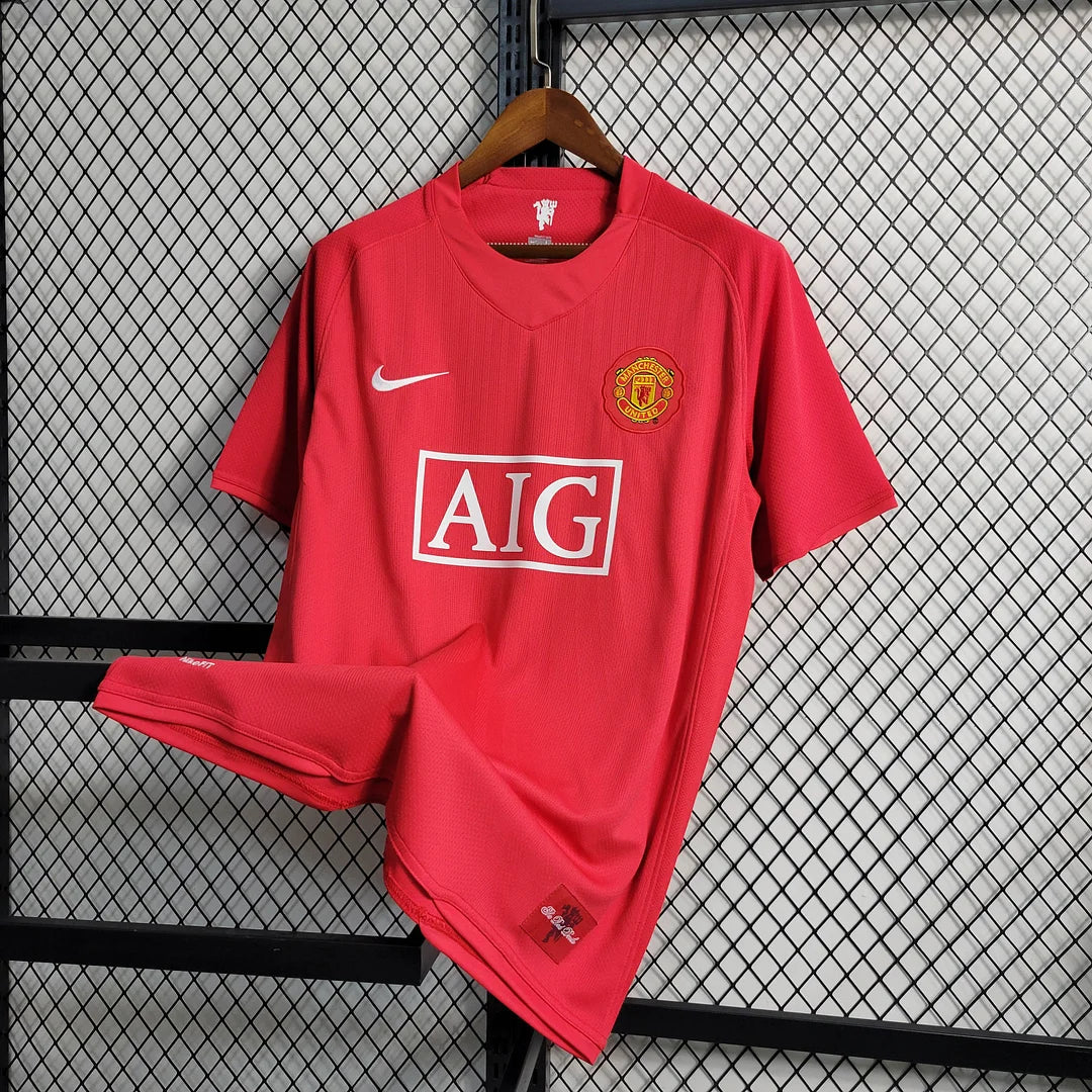 2007/2008 Retro Manchester United Home Football Shirt