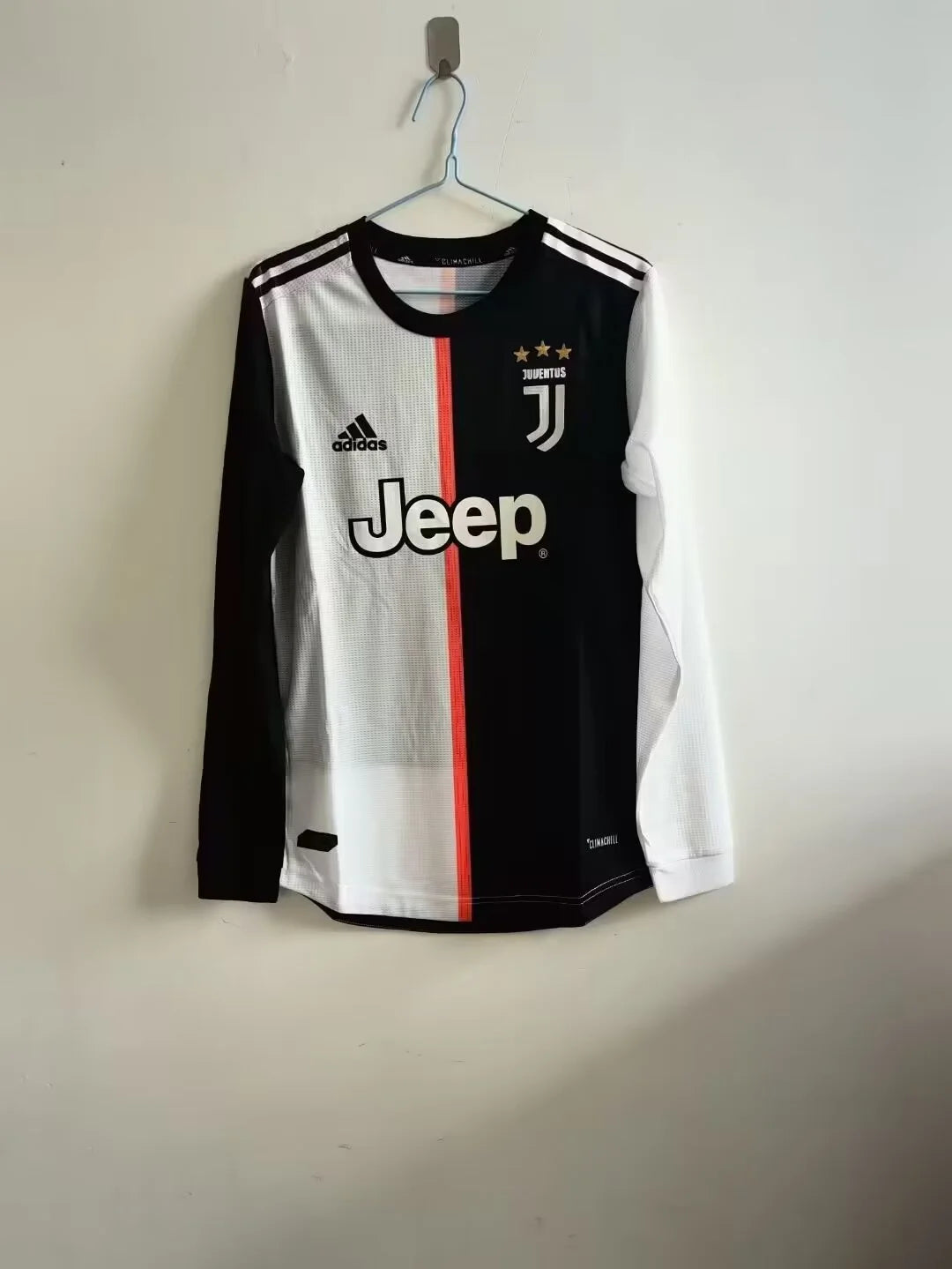 2019/2020 Retro Player Version Long Sleeve Juventus Home Football Shirt