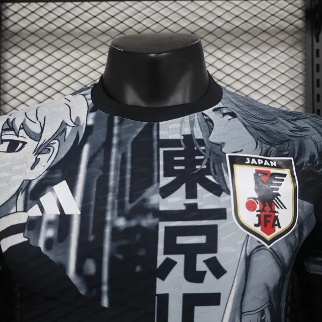 Player Version 2023/24 Japan Black & Gray Thailand Soccer Jersey