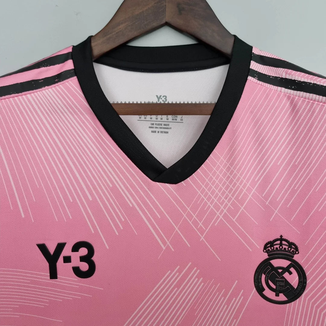 2022 Real Madrid Y-3 Special Edition Pink Football Shirt