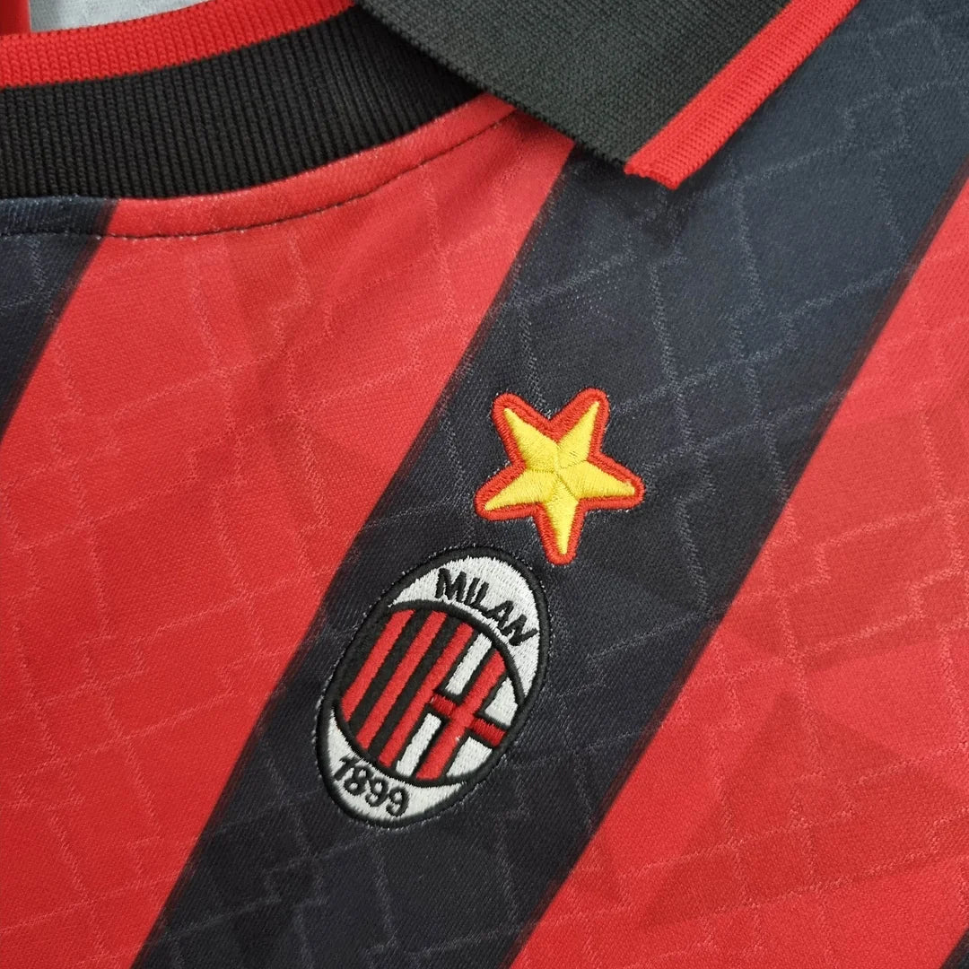 1995/1996 Retro AC Milan Home Football Shirt