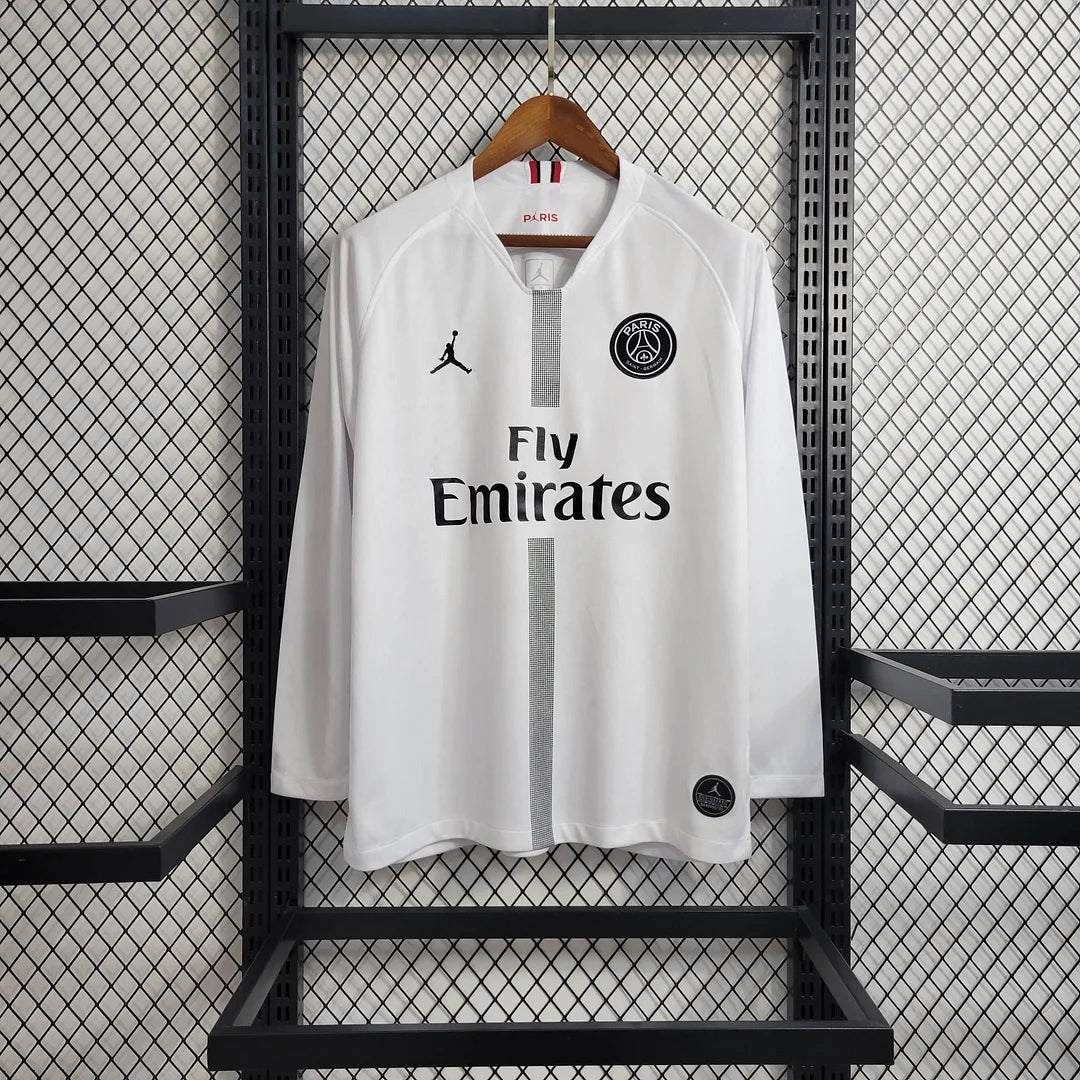 2018/2019 Retro Long Sleeve Paris Saint-Germain Away Football Shirt