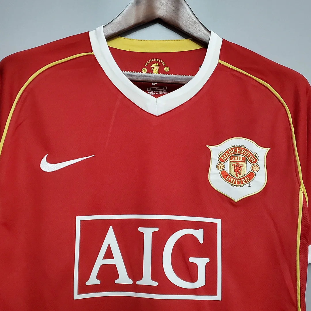 2006/2007 Retro Manchester United Home Football Shirt