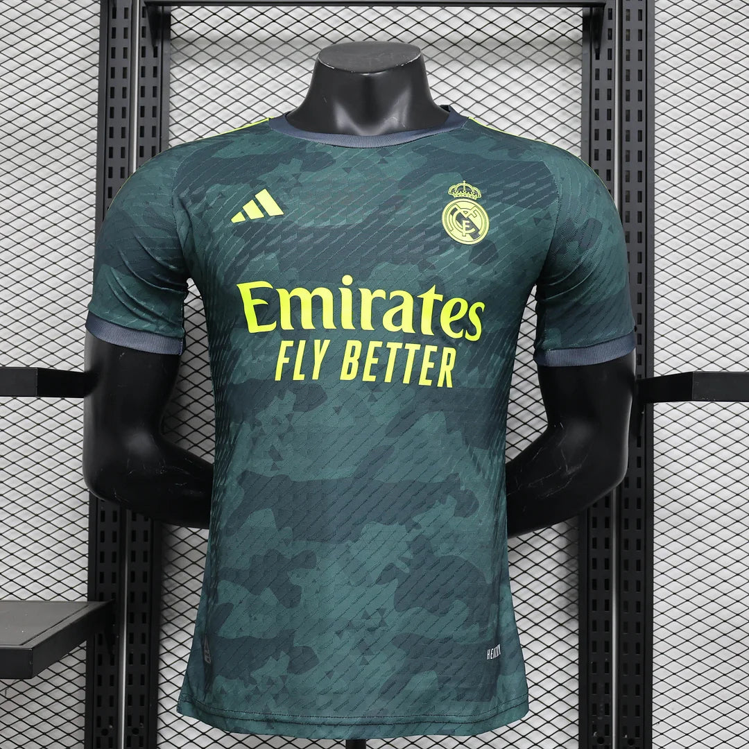 2024/2025 Player Version Real Madrid Special Edition Green Football Shirt