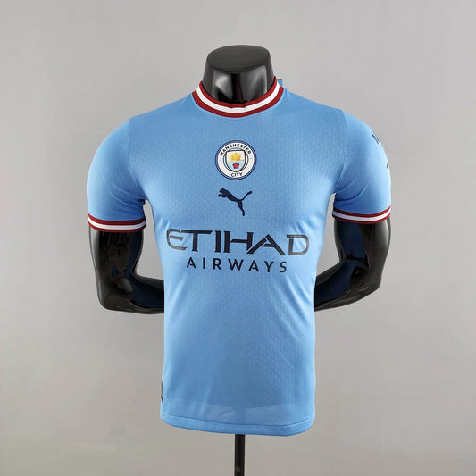 2022/2023 Player Version Manchester City Home Football Shirt