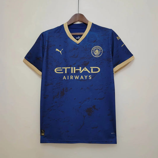 2023 Manchester City Chinese New Year Commemorative Edition Blue Football Shirt