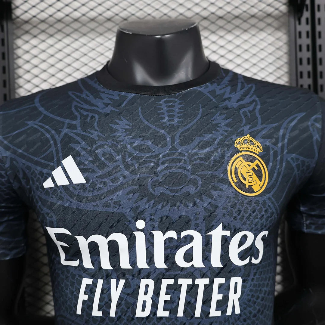 2024/2025 Player Version Real Madrid Special Edition Chinese Dragon Football Shirt