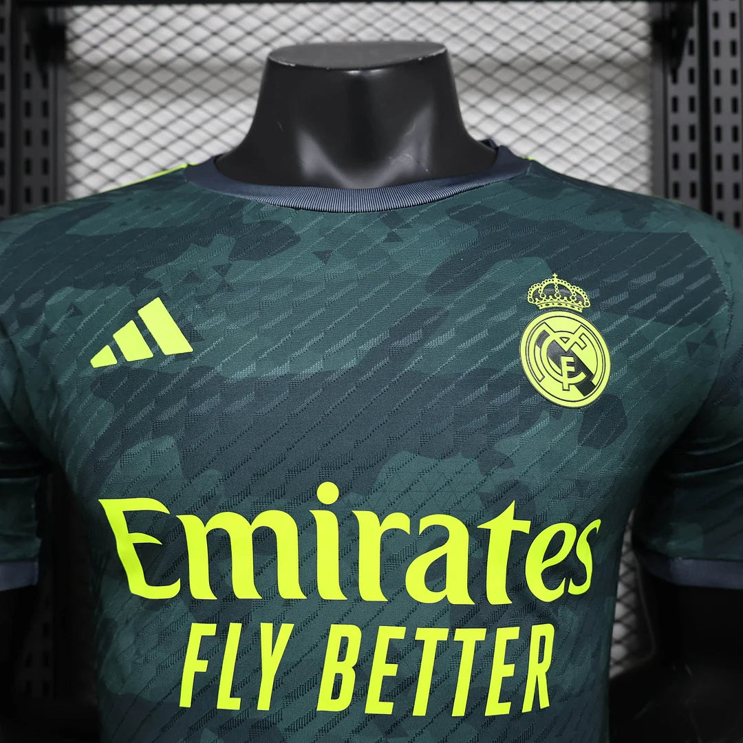 2024/2025 Player Version Real Madrid Special Edition Green Football Shirt