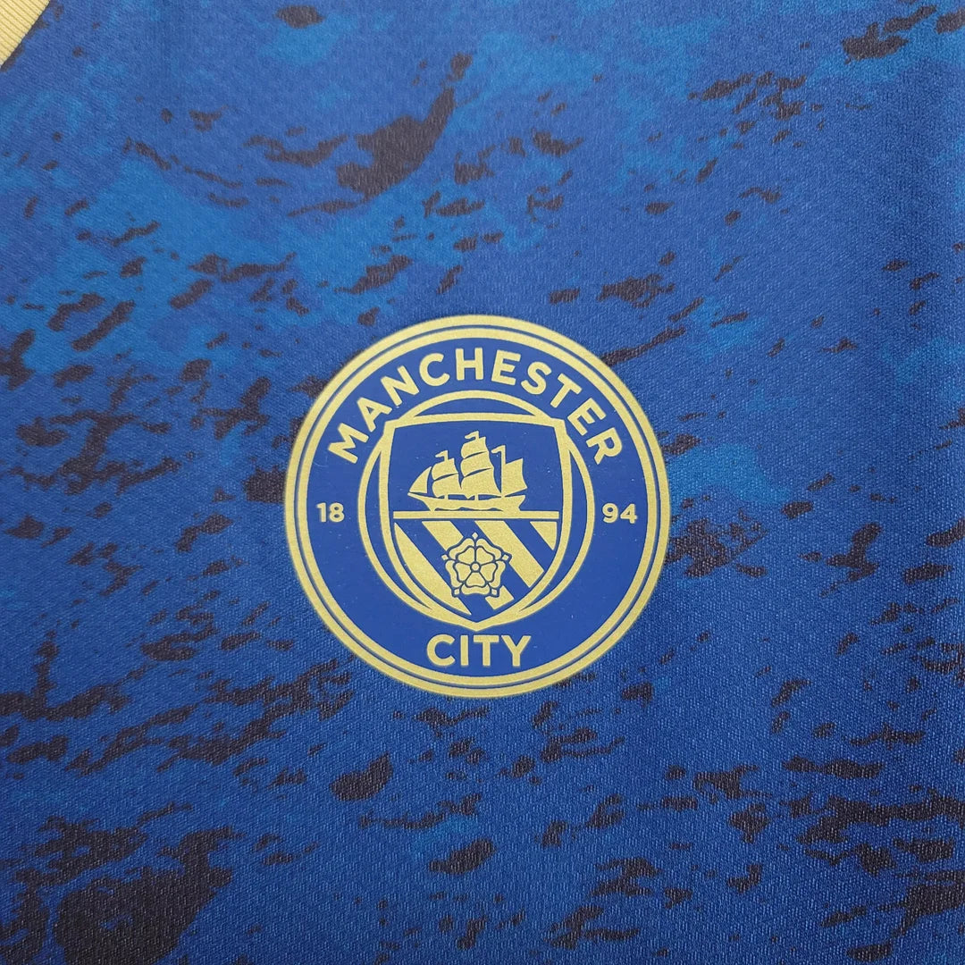 2023 Manchester City Chinese New Year Commemorative Edition Blue Football Shirt