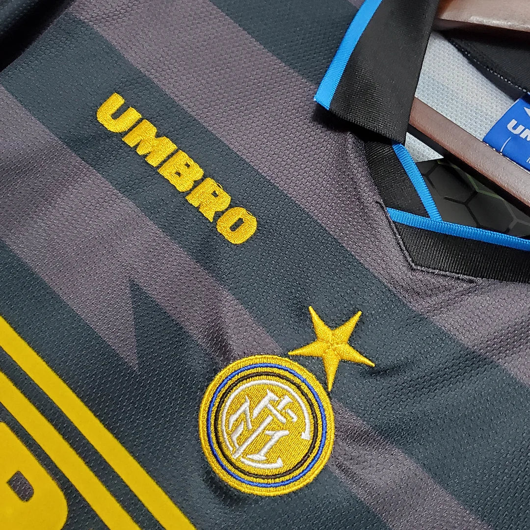 1997/1998 Retro Internazionale Milan Away Football Jersey