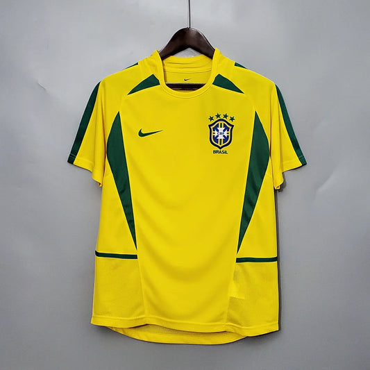 2002 Retro Brazil Soccer Jersey Home