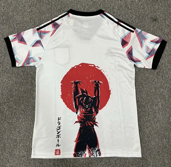 2024/25 Goku Version Japan White & Black soccer jersey