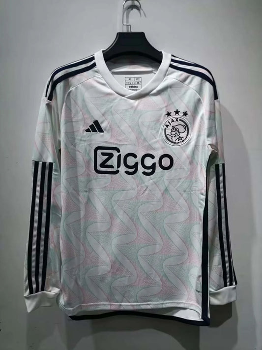 2007–2008 Retro-Langarm-Heimtrikot von Manchester United, 1:1, thailändische Qualität