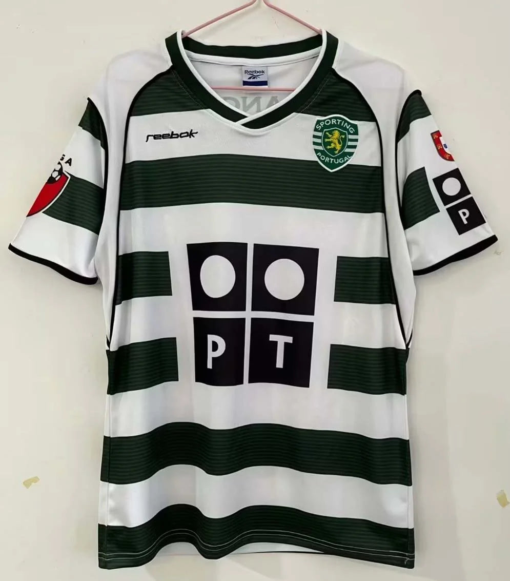 2002/2003 Retro Sporting Lisbon Home Football Shirt